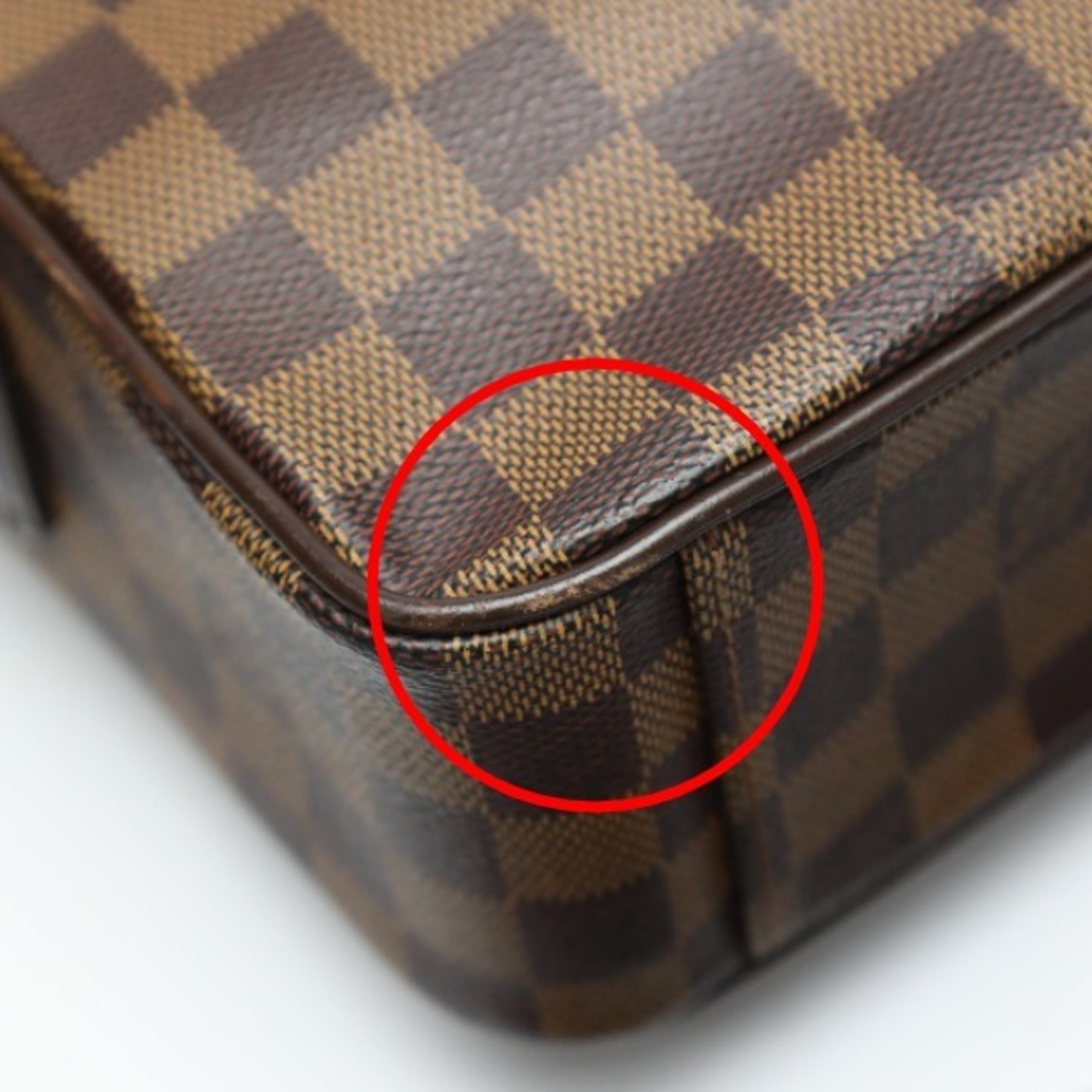 Louis Vuitton Damier Brown Damier Canvas Shoulder Bag (Pre-Owned)