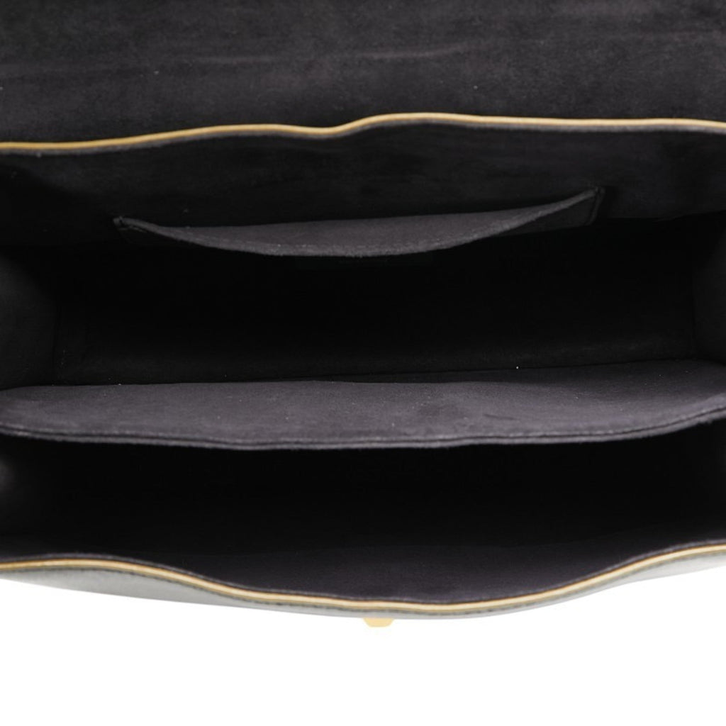 Fendi Black Leather Handbag Shoulder Bag (Pre-Owned)