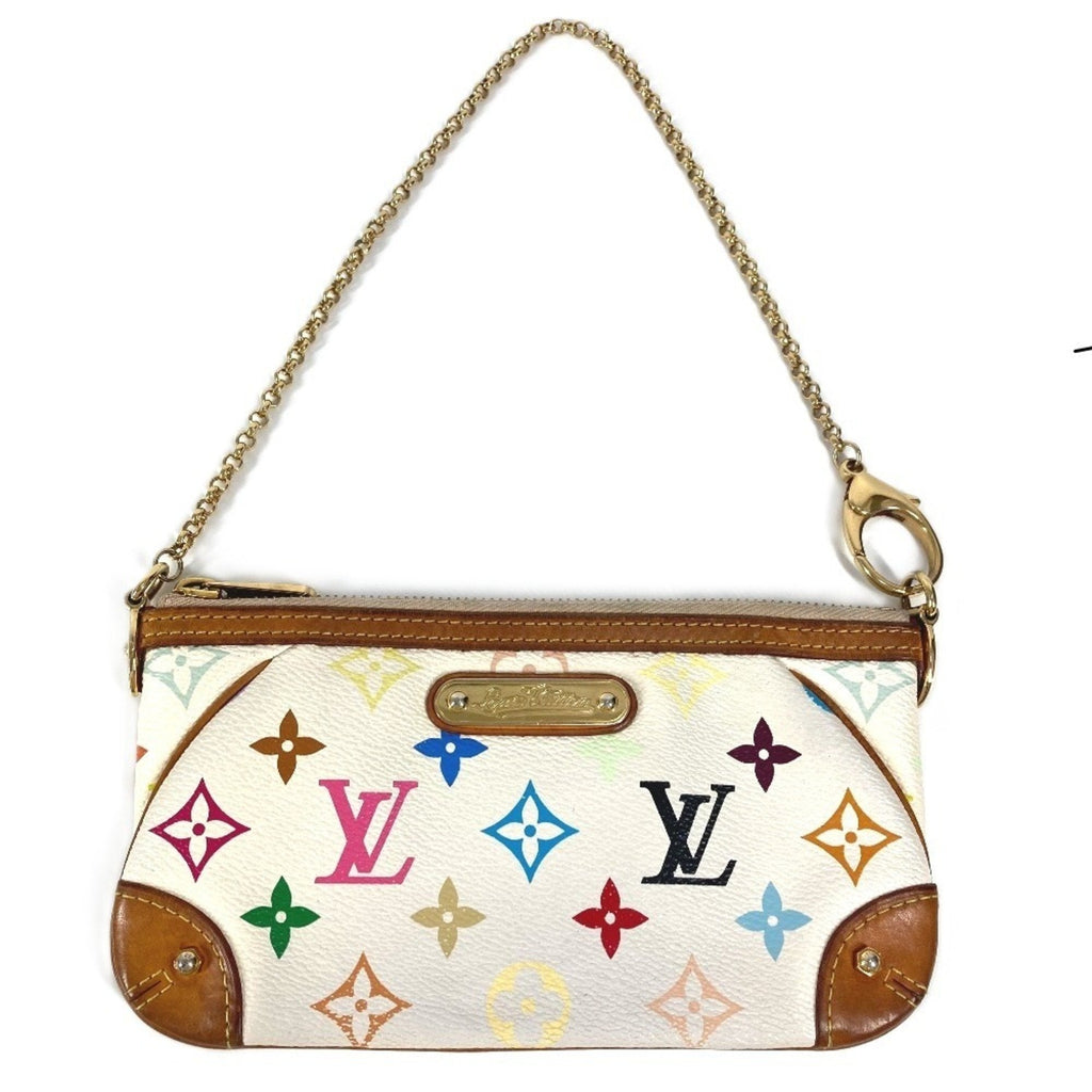 Louis Vuitton Blanc Monogram Multicolore Pouch Shoulder Bag (Pre-Owned)