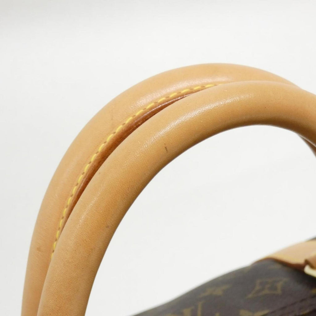 Louis Vuitton Monogram Marron Coated Canvas Boston Bag (Pre-Owned)