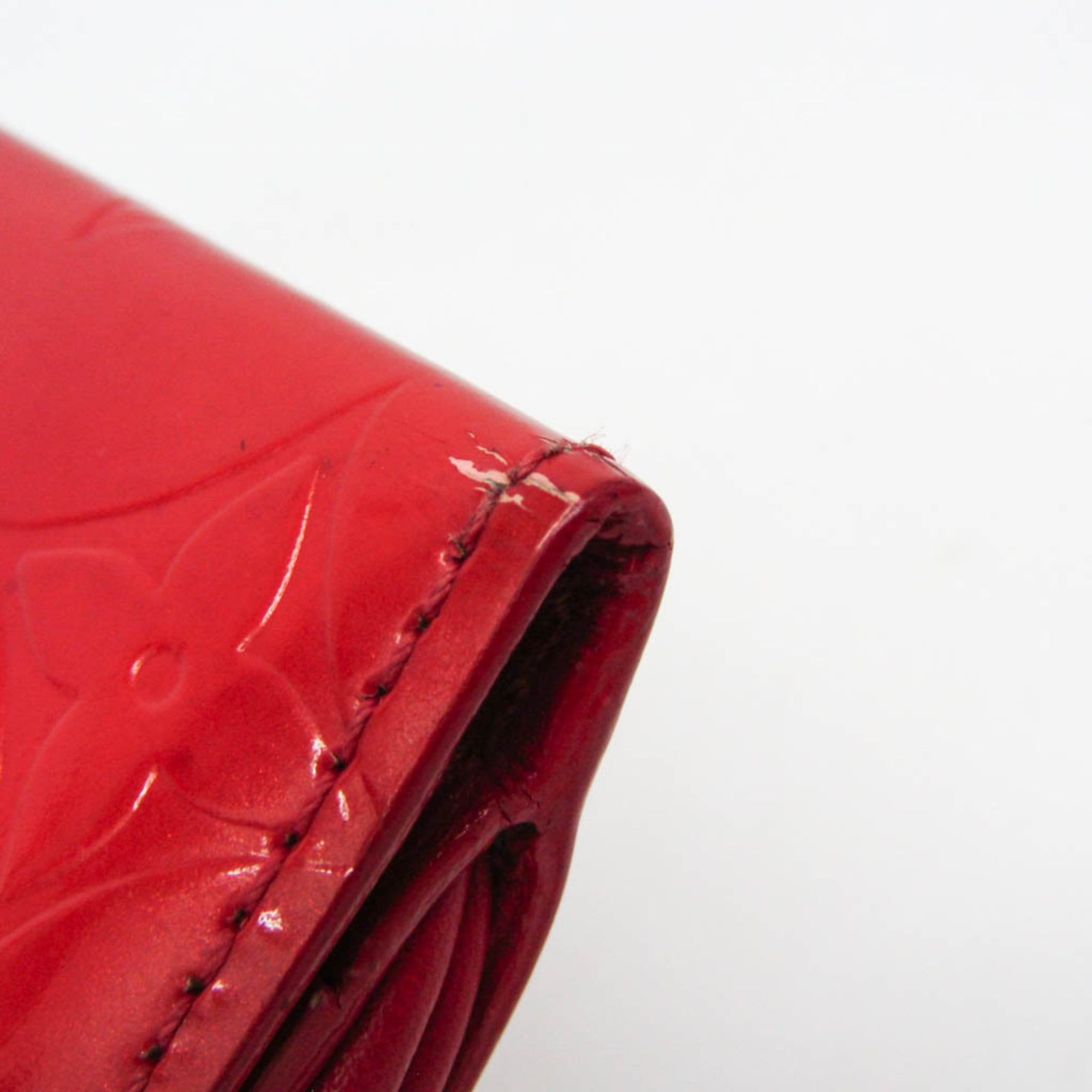 Louis Vuitton Ludlow Wallet Vernis Red Patent_Leather Wallets Accessory (Pre-Owned)