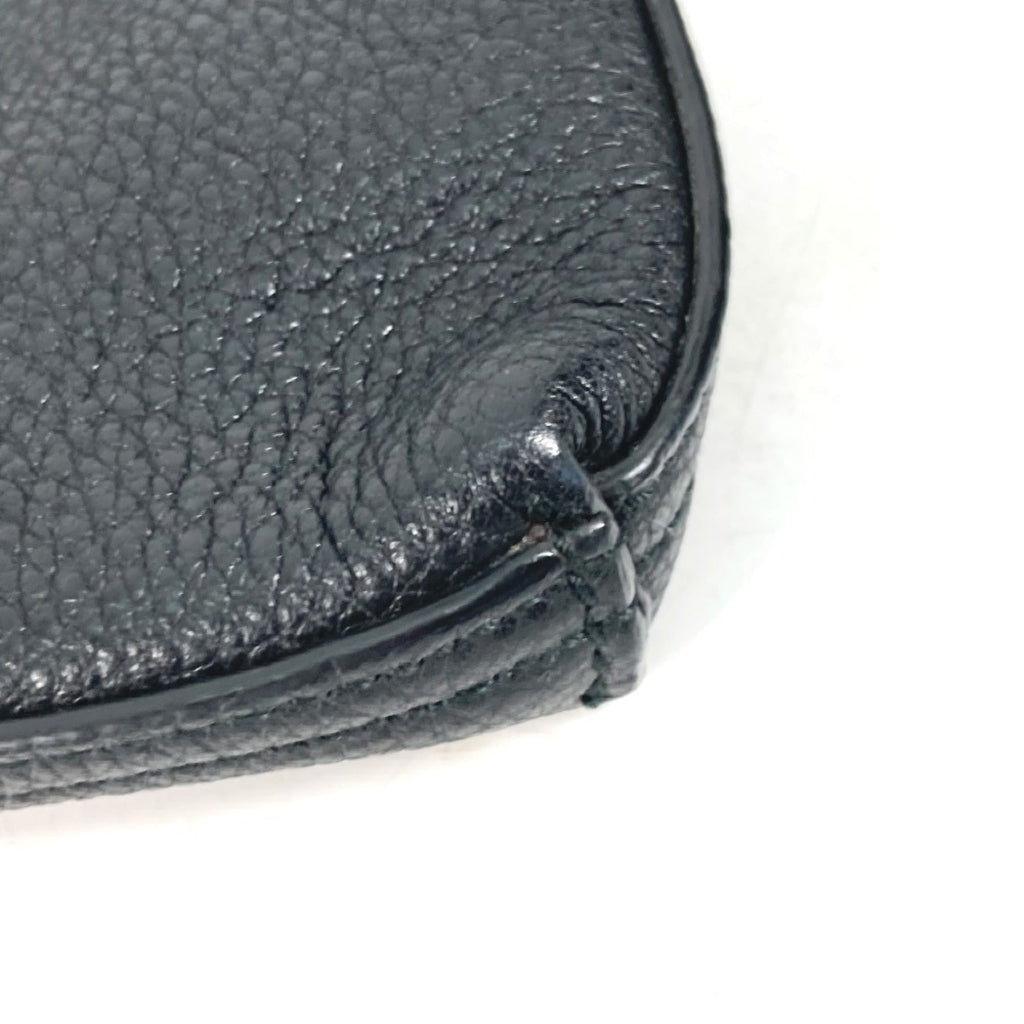 Gucci Black Leather Clutch Bag Pouch (Pre-Owned)