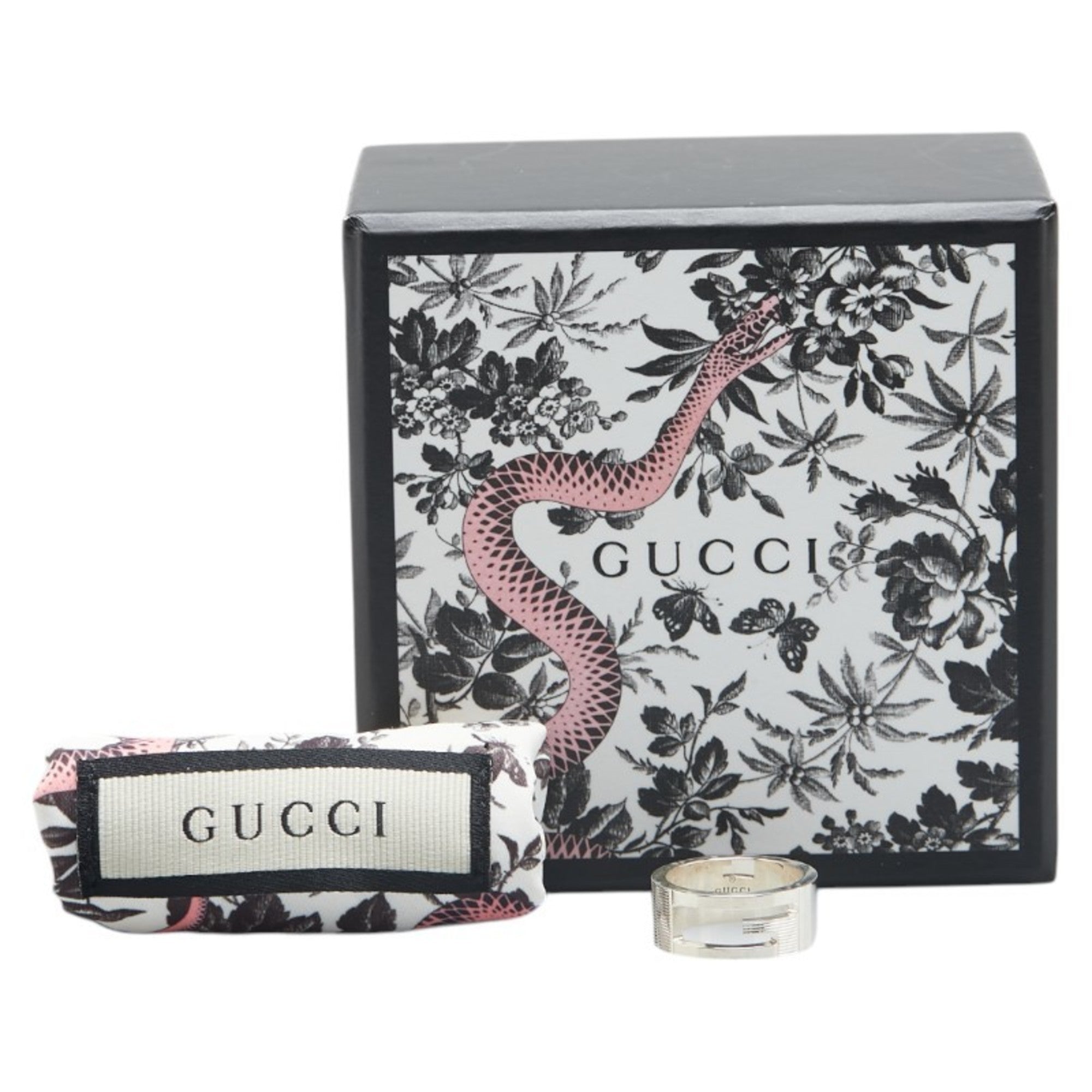 Gucci Silver 925 Band Ring (Pre-Owned)