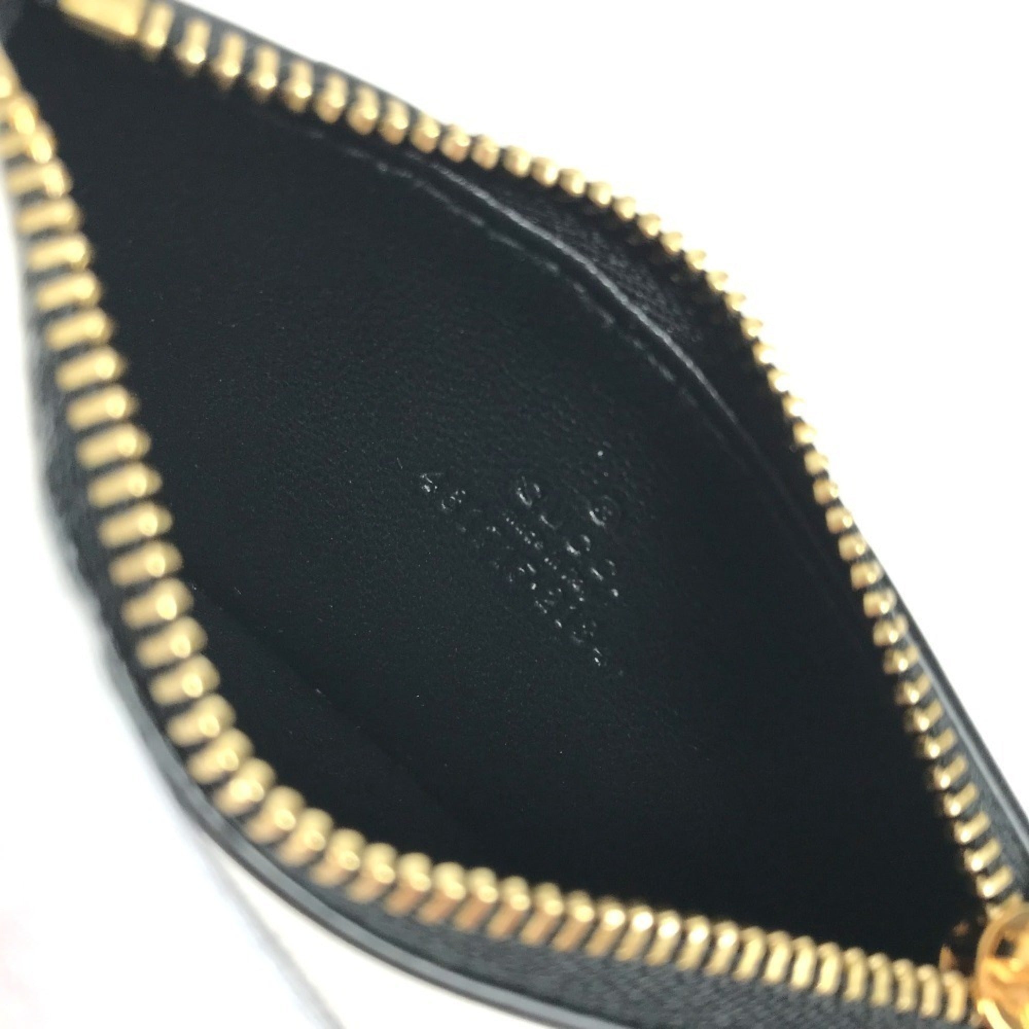 Gucci Black Leather Coin Purse/Coin Case (Pre-Owned)