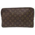 Louis Vuitton Brown Monogram Monogram Clutch Bag Pouch (Pre-Owned)