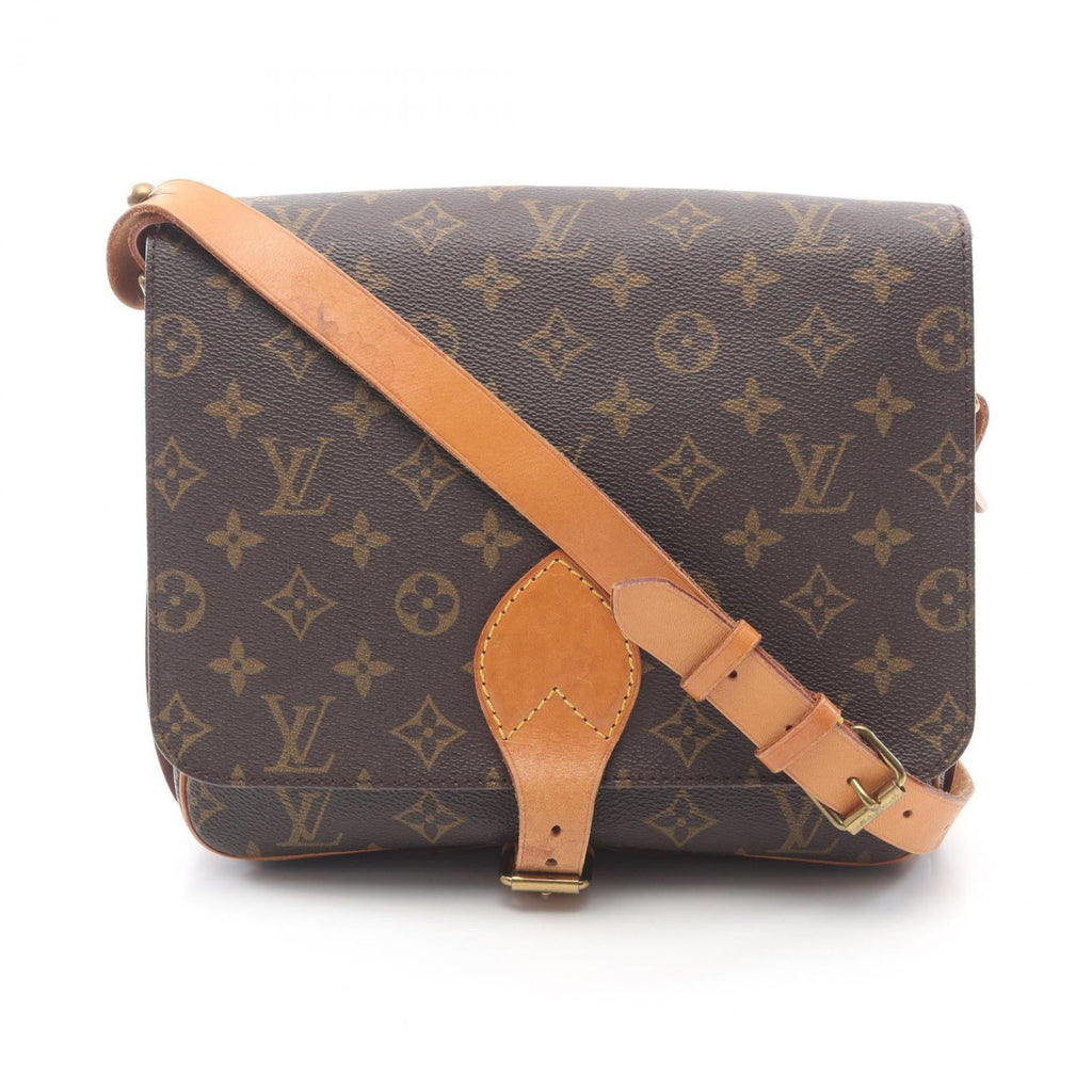 Louis Vuitton Brown Coated Canvas Pvc Leather Shoulder Bag (Pre-Owned)