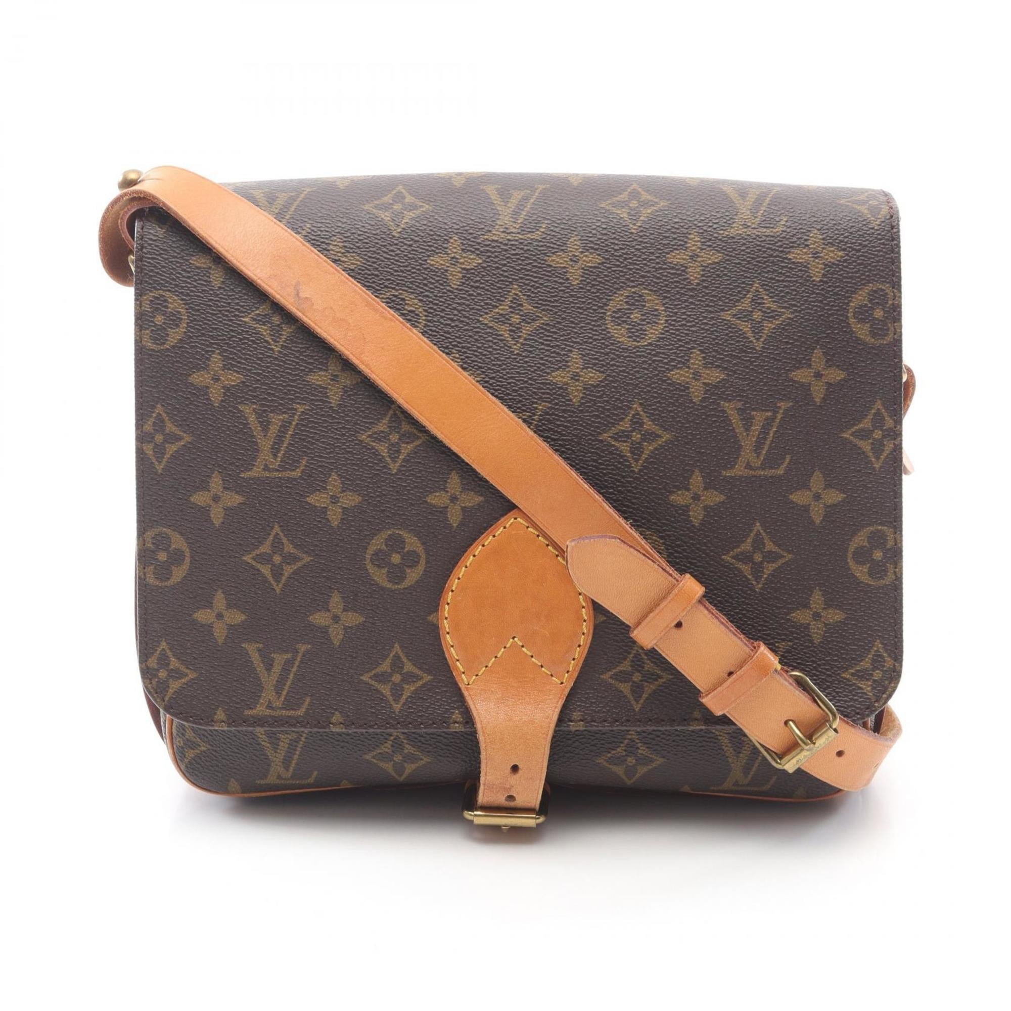 Louis Vuitton Brown Coated Canvas Pvc Leather Shoulder Bag (Pre-Owned)