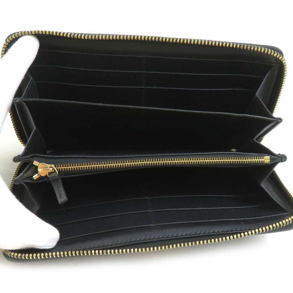 Gucci Black Leather Long Bill Wallet (Bi-Fold) (Pre-Owned)