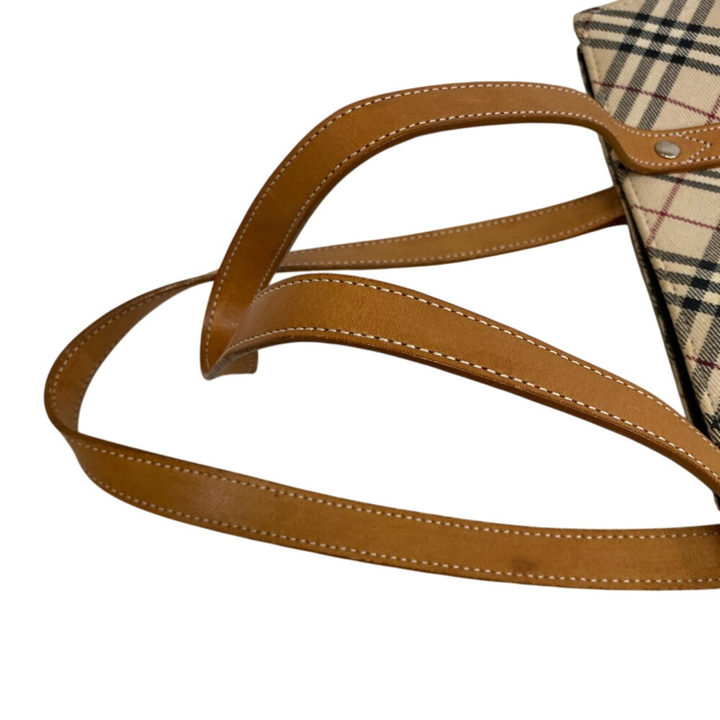 Burberry Beige Canvas Tote Bag (Pre-Owned)