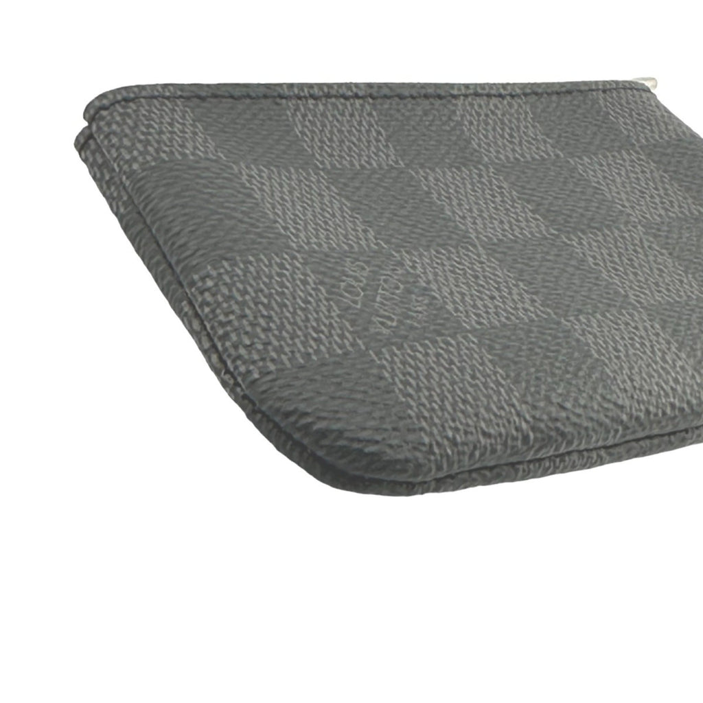 Louis Vuitton Damier Graphite Gray Damier Graphite Coin Purse/Coin Case (Pre-Owned)