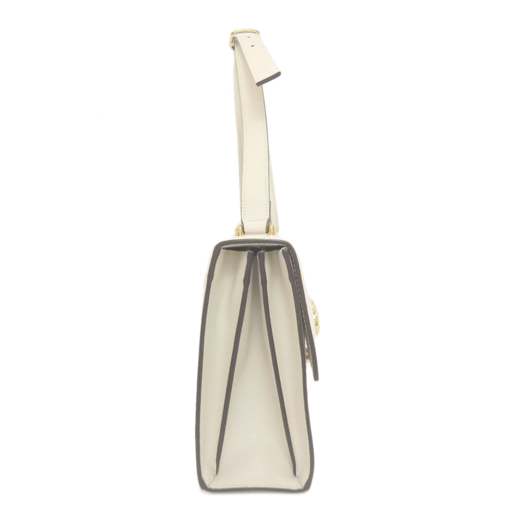 Gucci White Leather Shoulder Bag (Pre-Owned)
