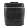 Chanel Caviar Skin Black Caviar Leather Handbag (Pre-Owned)