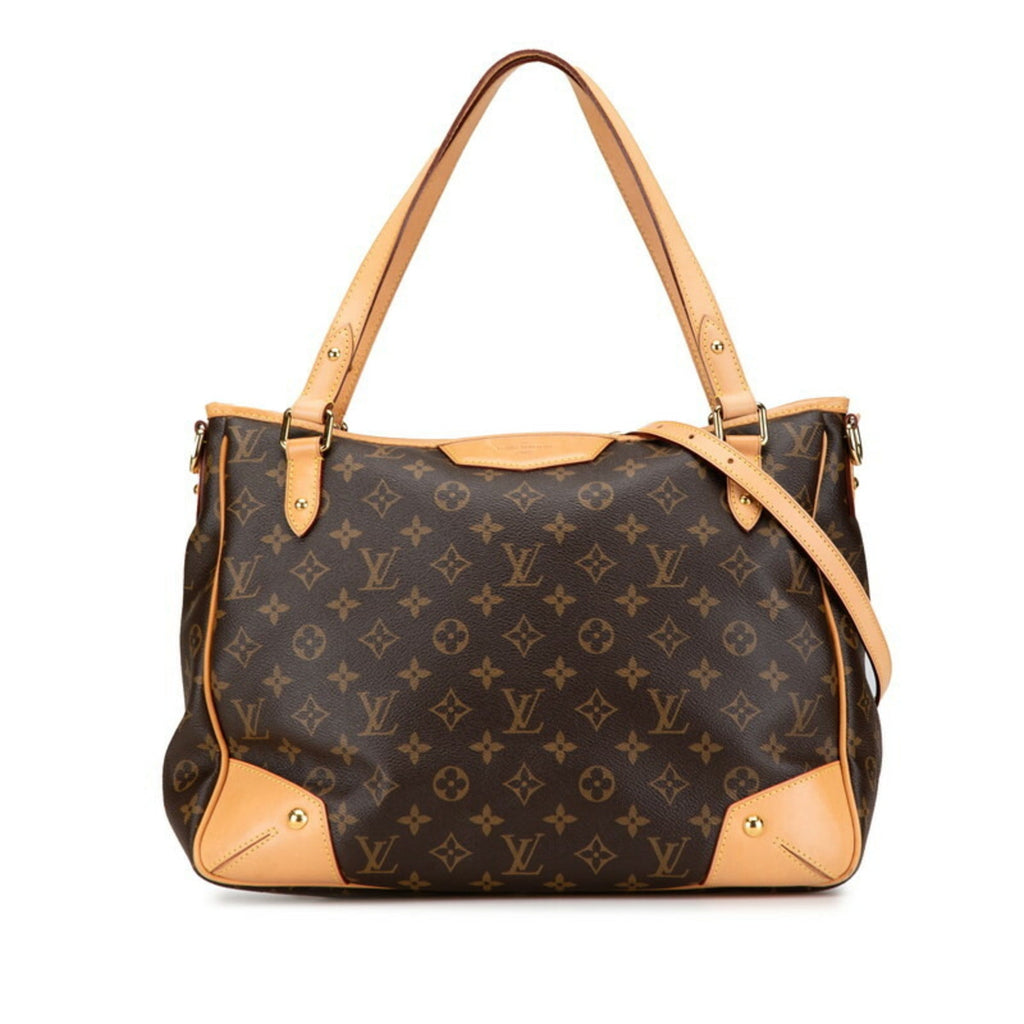 Louis Vuitton Brown Pvc Leather Shoulder Bag Tote Bag (Pre-Owned)