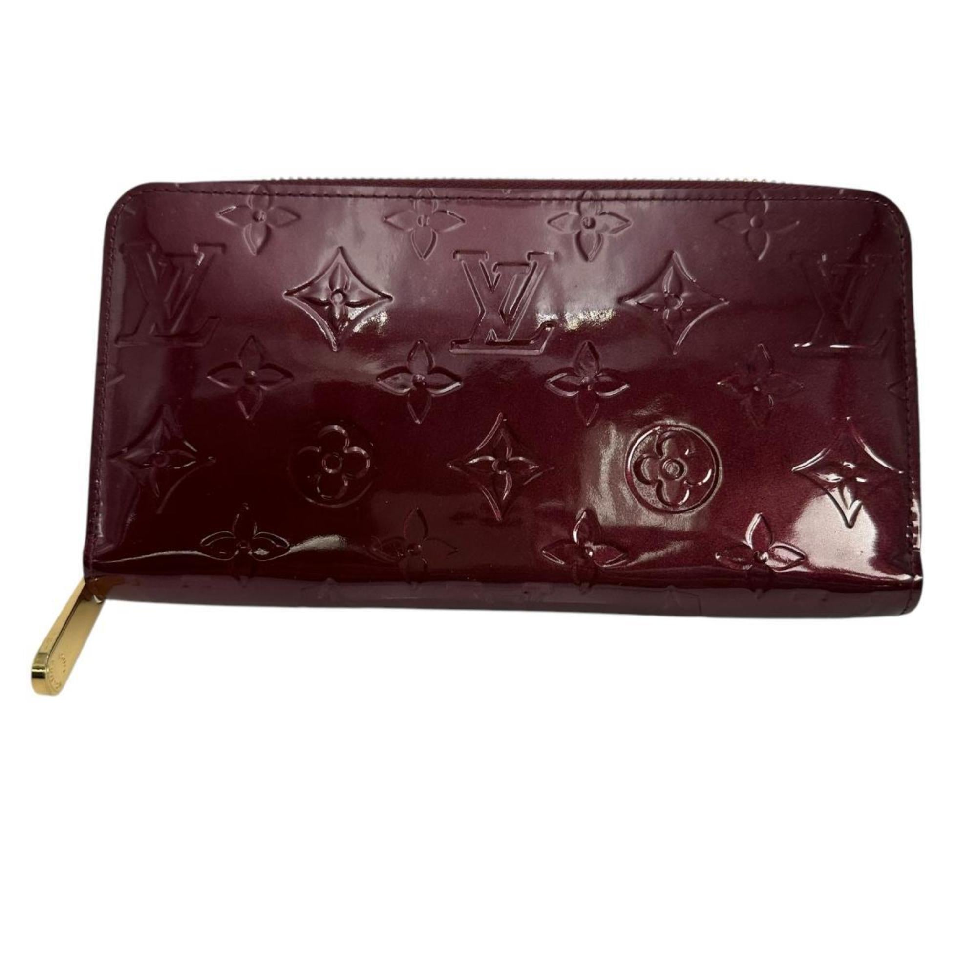 Louis Vuitton Monogram Vernis Magenta Monogram Vernis Long Wallet (Bi-Fold) (Pre-Owned)