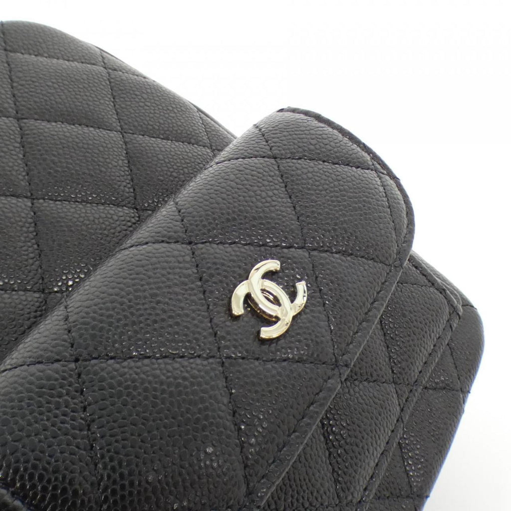 Chanel Black Grained Calfskin Backpack (Pre-Owned)