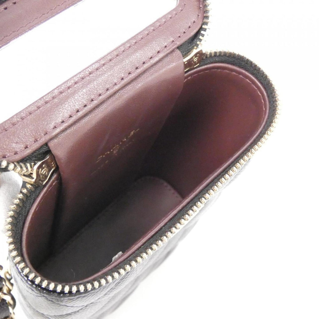 Chanel Black Grained Calfskin Shoulder Bag (Pre-Owned)