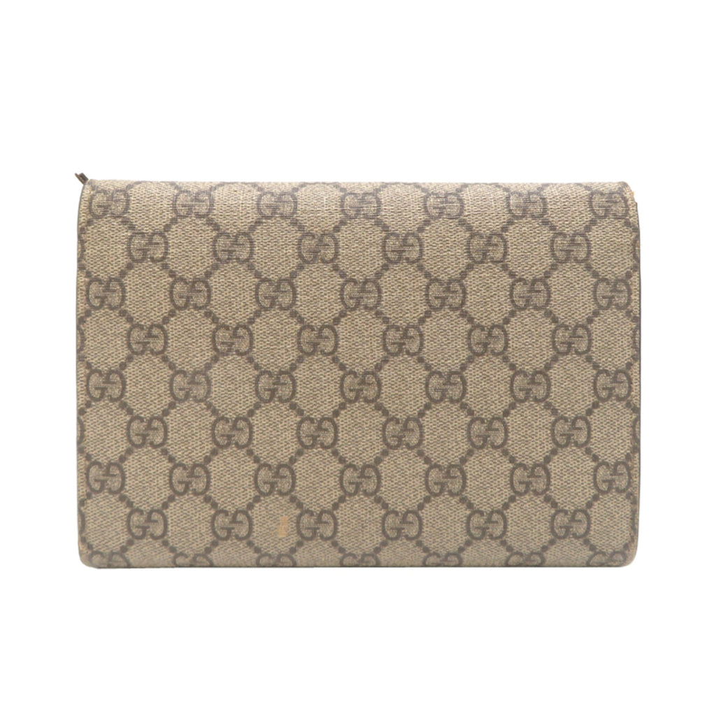 Gucci Beige Gg Supreme Shoulder Bag (Pre-Owned)
