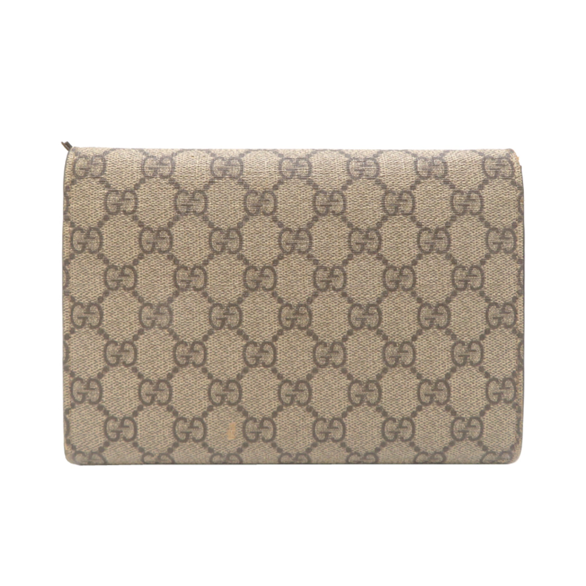 Gucci Beige Gg Supreme Shoulder Bag (Pre-Owned)
