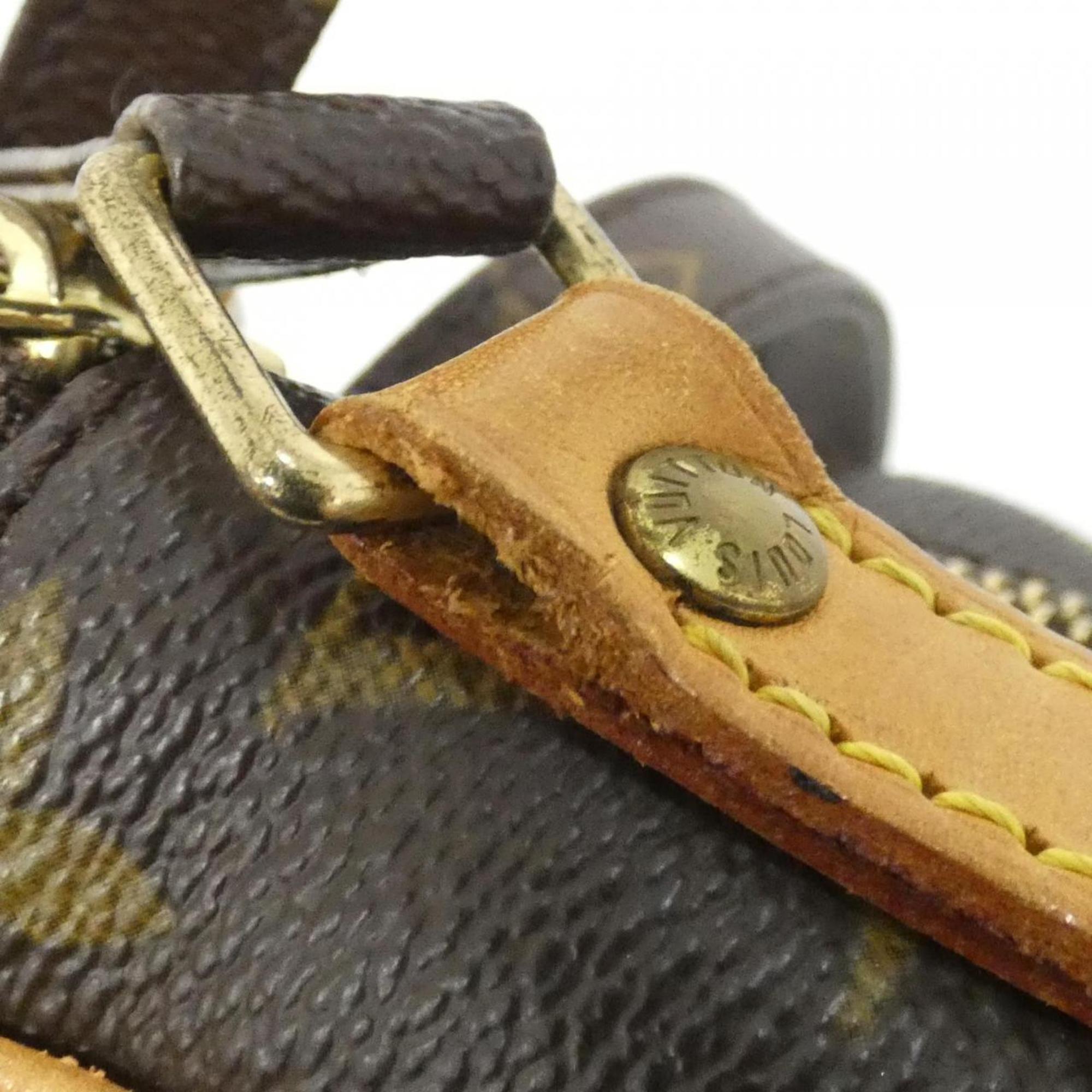 Louis Vuitton Marron Coated Canvas Shoulder Bag (Pre-Owned)