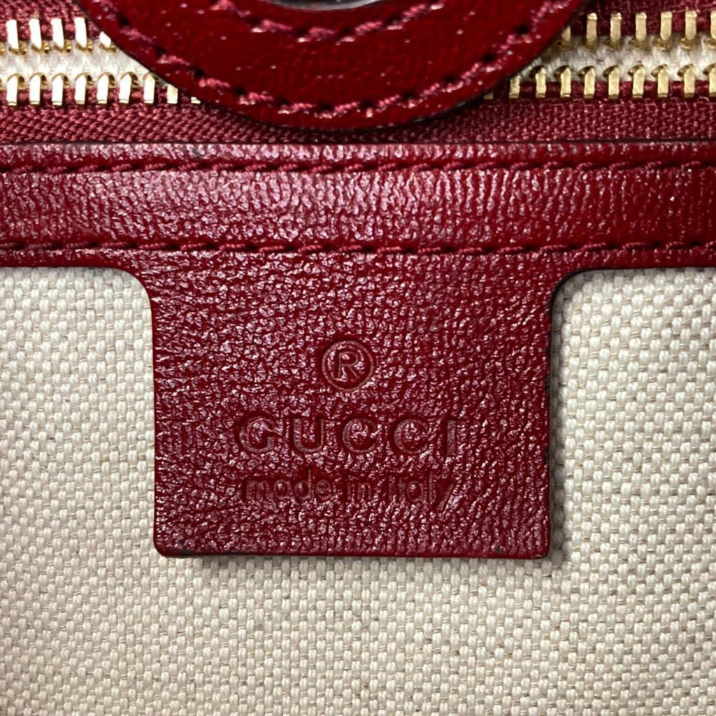 Gucci Beige Gg Canvas Leather Tote Bag (Pre-Owned)
