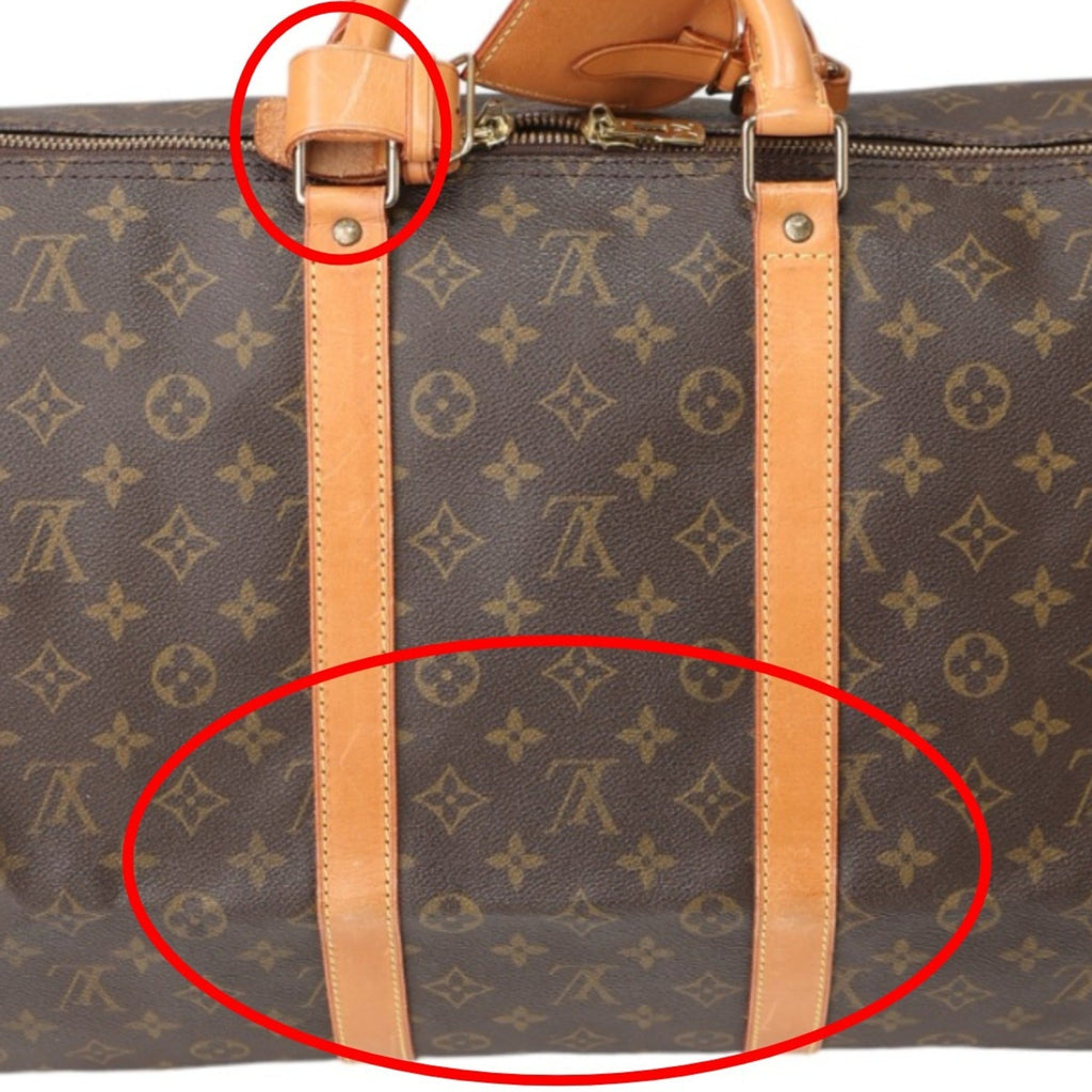 Louis Vuitton Brown Monogram Canvas Boston Bag (Pre-Owned)