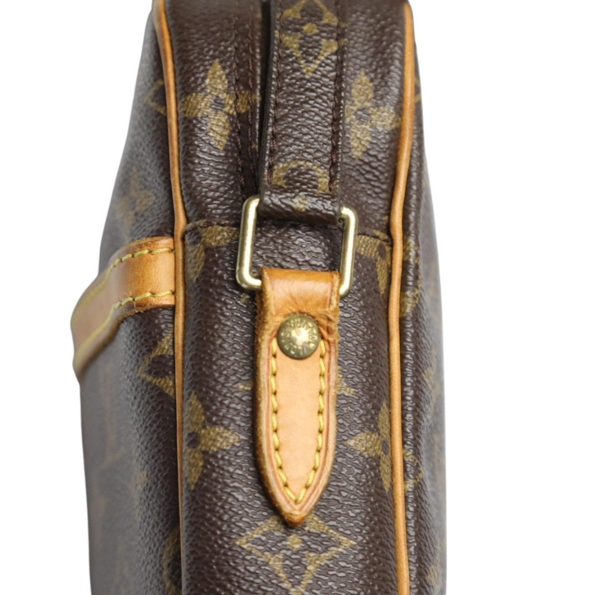 Louis Vuitton Brown Monogram Canvas Shoulder Bag (Pre-Owned)