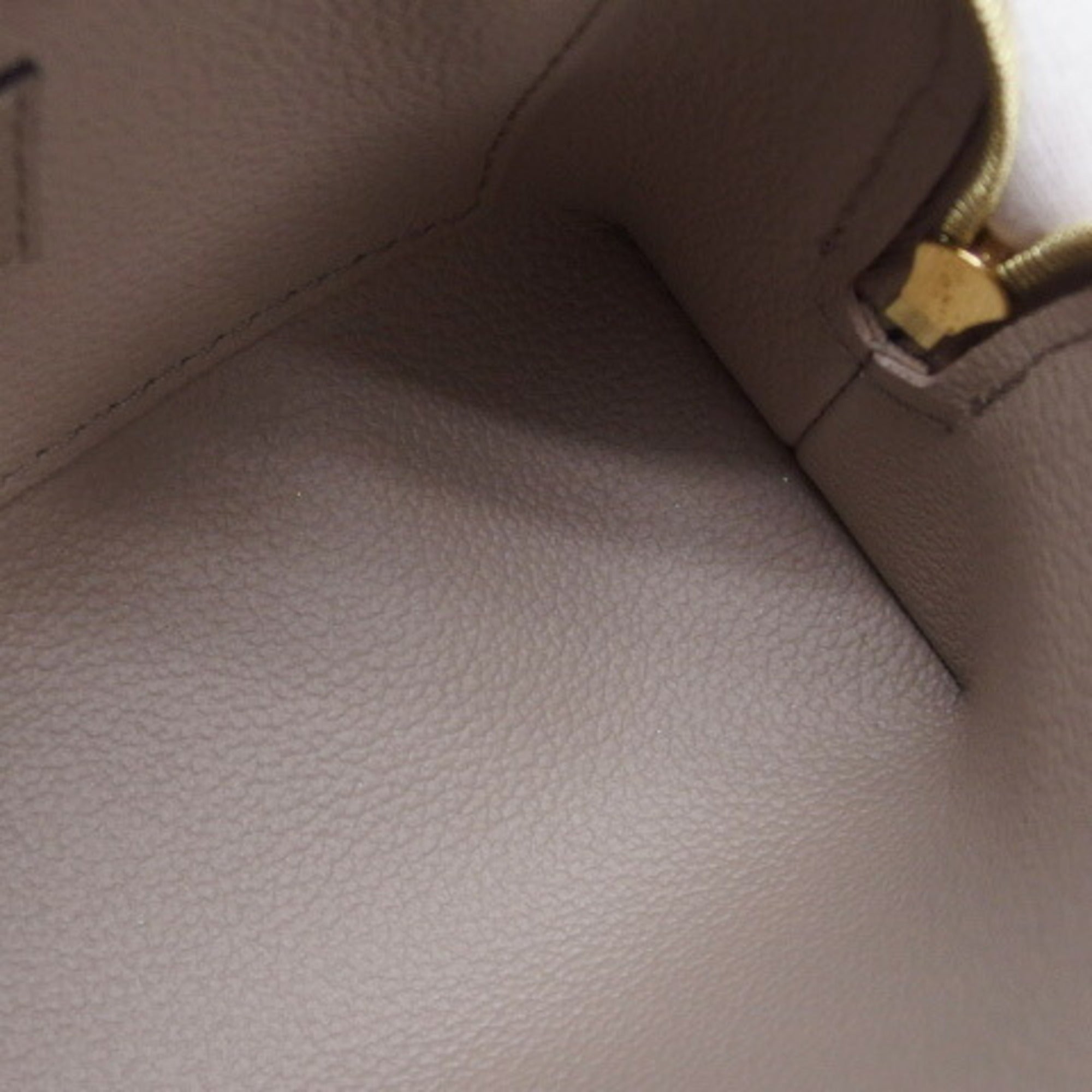 Louis Vuitton Monogram Empreinte Beige Grayish Tourterelle Monogram Empreinte Pochette (Pre-Owned)