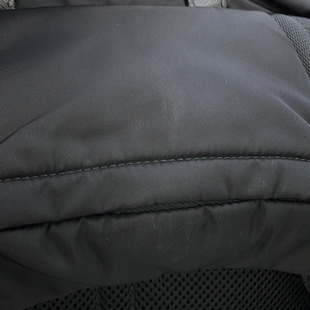Prada Black Nylon Leather Backpack (Pre-Owned)