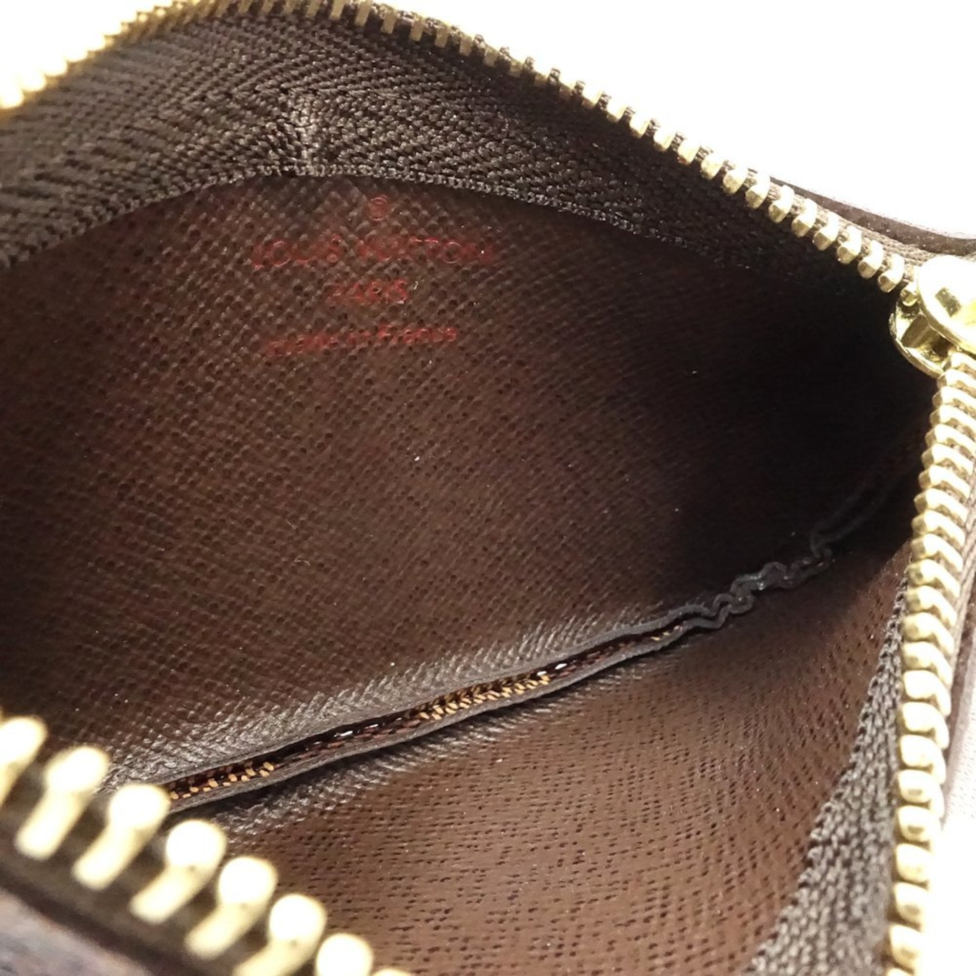 Louis Vuitton Damier Canvas Ebene Canvas Coin Purse/Coin Case (Pre-Owned)