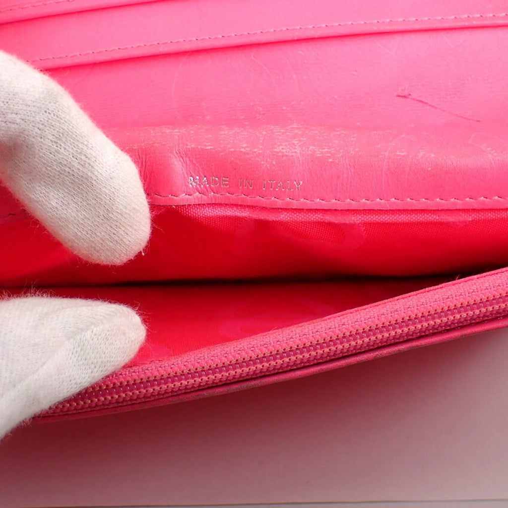 Chanel Black Pink Cambon Ligne Long Wallet (Bi-Fold) (Pre-Owned)