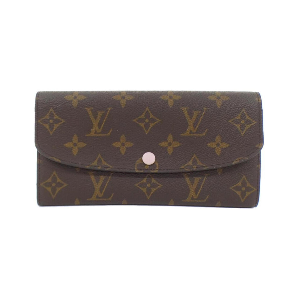 Louis Vuitton Brown Marron Rose Ballerine Coated Canvas Wallet (Bi-Fold) (Pre-Owned)