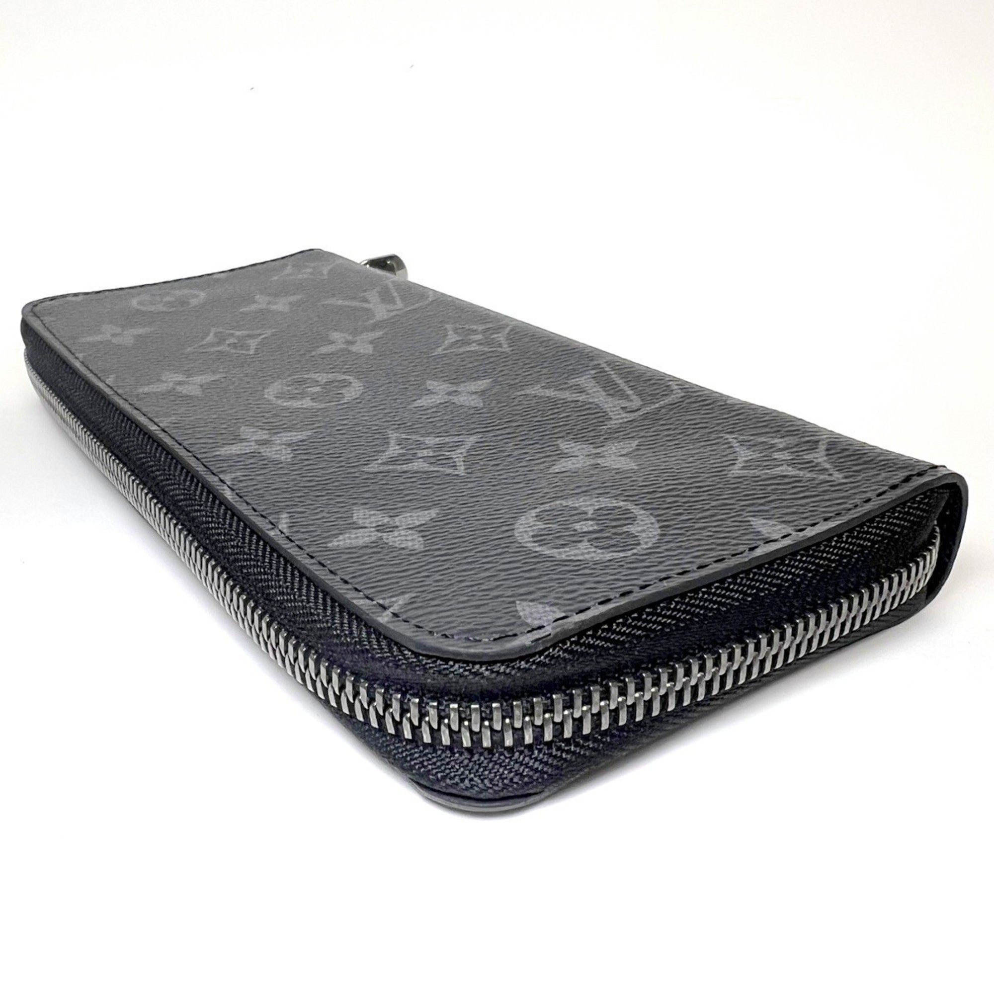 Louis Vuitton Monogram Eclipse Monogram Eclipse Monogram Eclipse Long Wallet (Bi-Fold) (Pre-Owned)