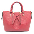 Louis Vuitton Red Color Monogram Empreinte Handbag (Pre-Owned)
