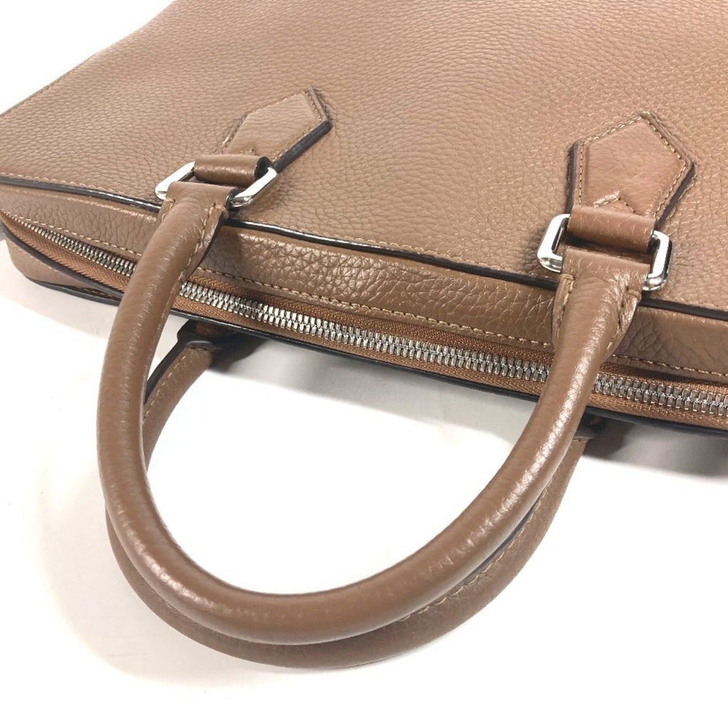 Louis Vuitton Brown Leather Briefcase Handbag Tote Bag (Pre-Owned)