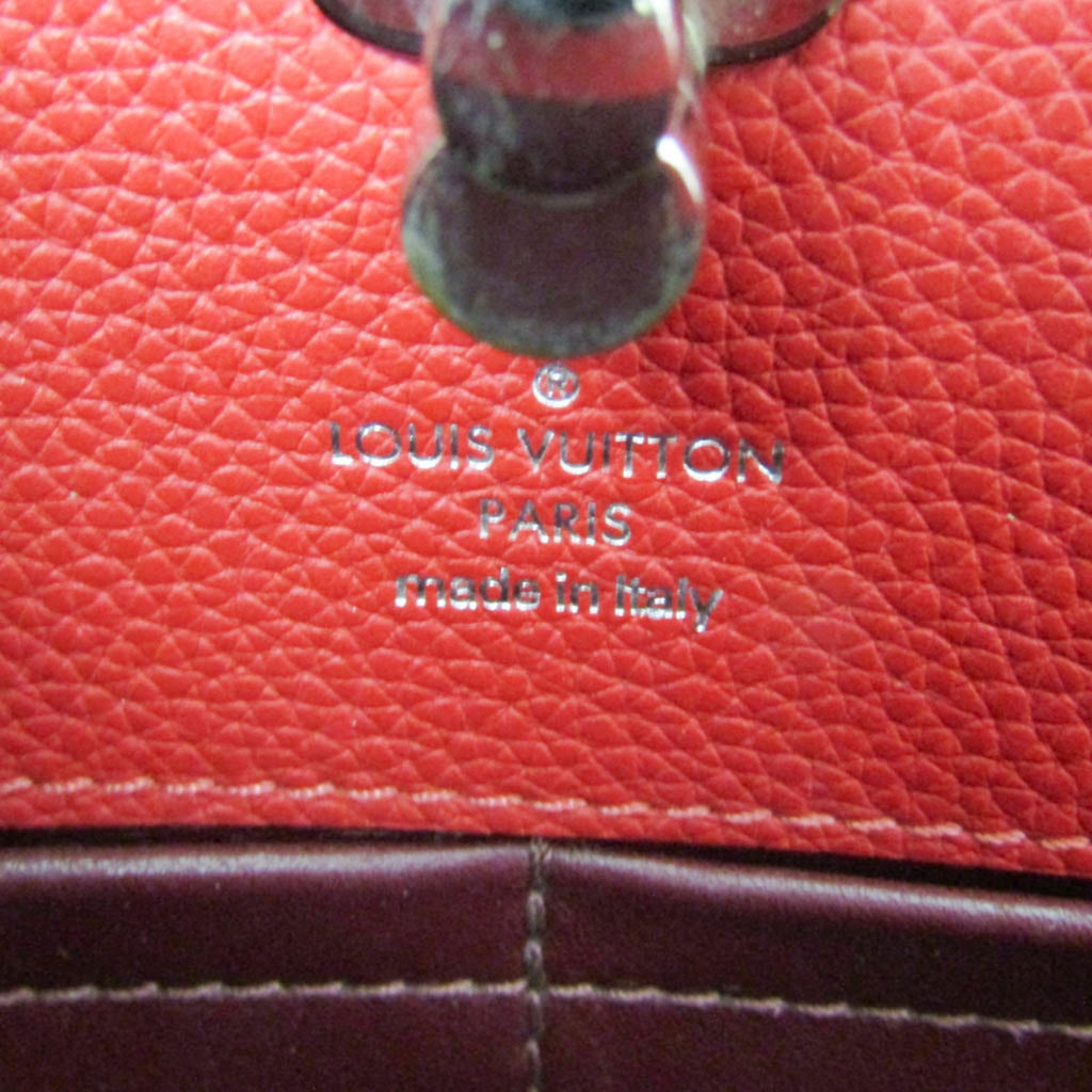 Louis Vuitton Astrid Handbag Leather Red Leather Handbag (Pre-Owned)