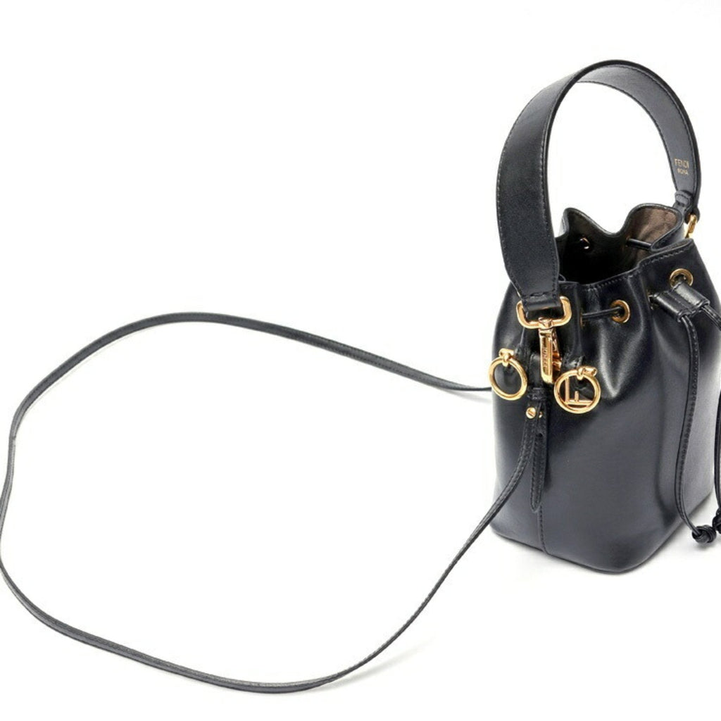 Fendi Black Leather Handbag (Pre-Owned)