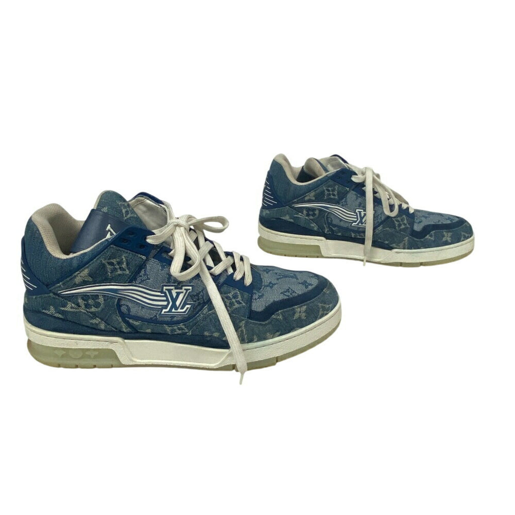 Louis Vuitton Blue White Sneakers (Pre-Owned)