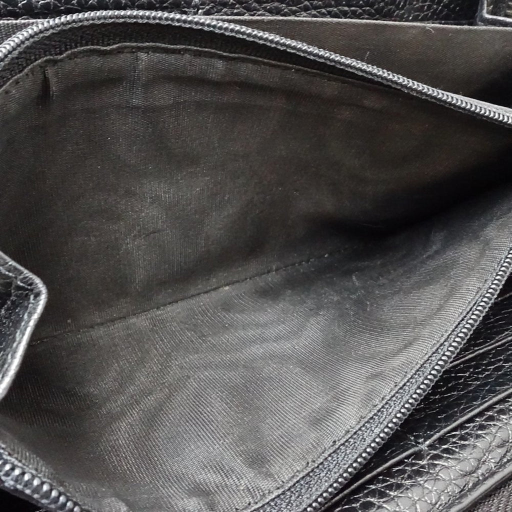 Gucci Black Leather Long Wallet (Bi-Fold) (Pre-Owned)