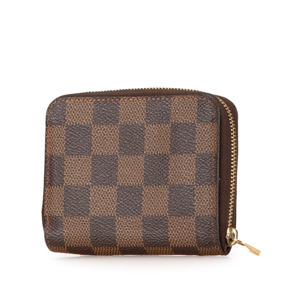 Louis Vuitton Brown Pvc Leather Coin Purse/Coin Case (Pre-Owned)
