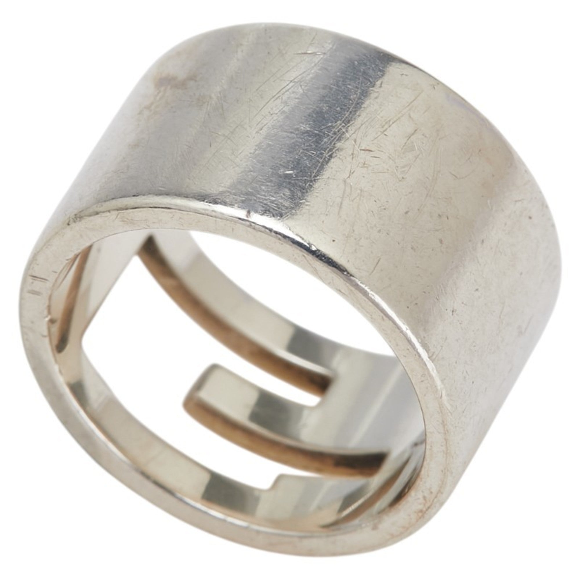 Gucci Silver Silver 925 Band Ring (Pre-Owned)
