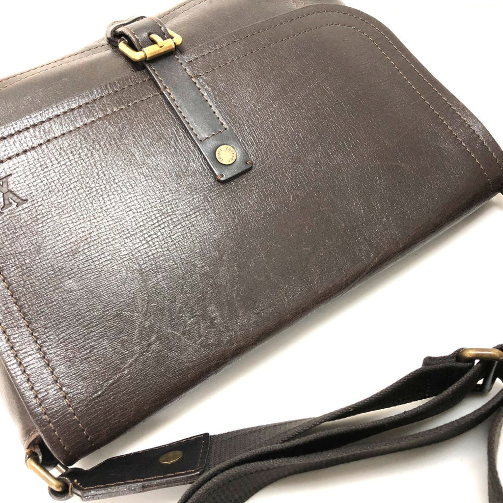 Louis Vuitton Brown Leather Shoulder Bag (Pre-Owned)