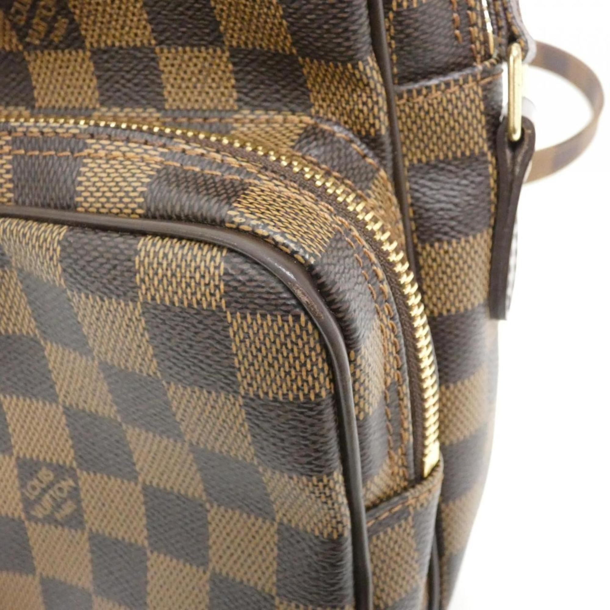 Louis Vuitton Ebene Coated Canvas Shoulder Bag (Pre-Owned)