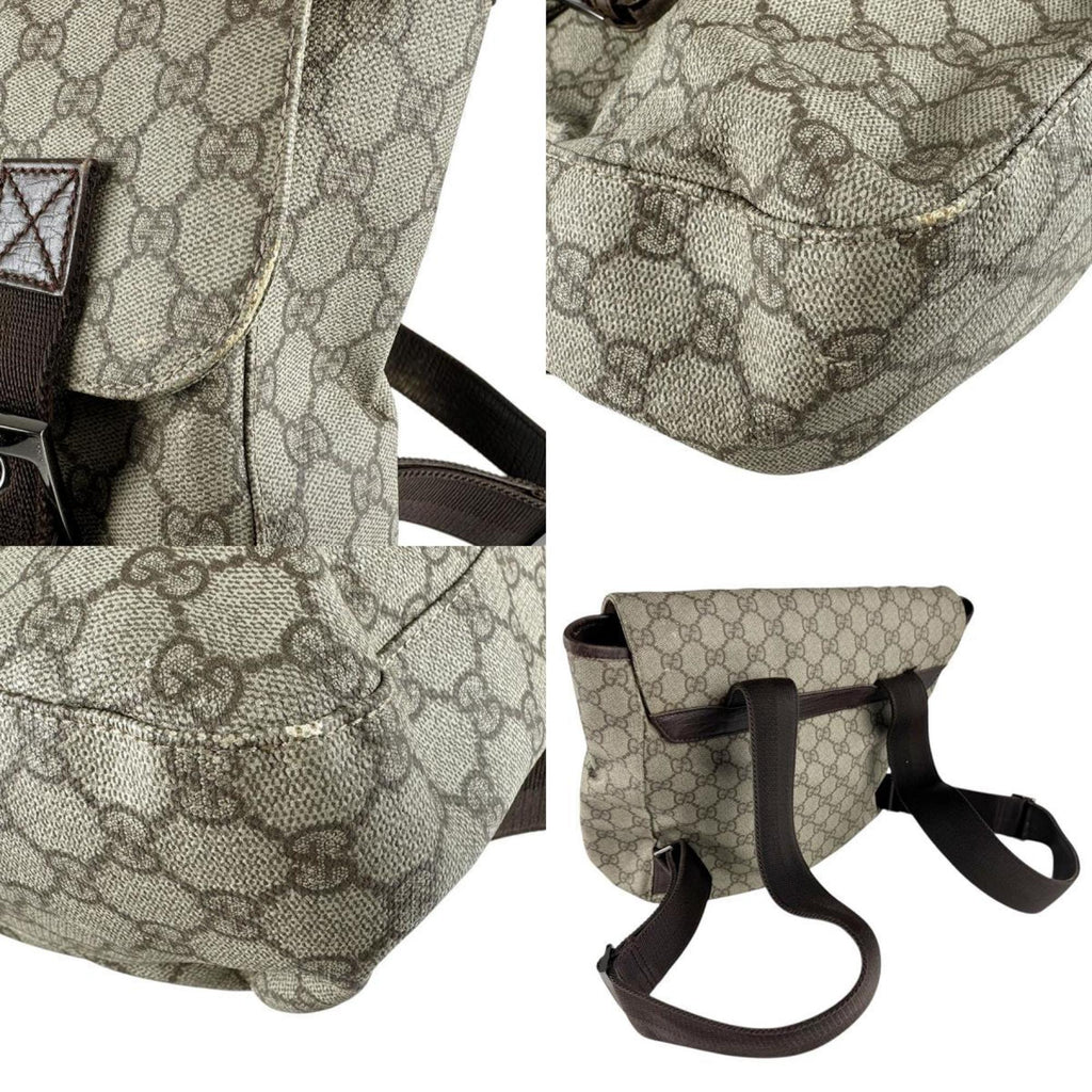 Gucci Brown Gg Supreme Backpack (Pre-Owned)