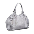 Gucci Ivory Straw Leather Handbag Shoulder Bag Tote Bag (Pre-Owned)