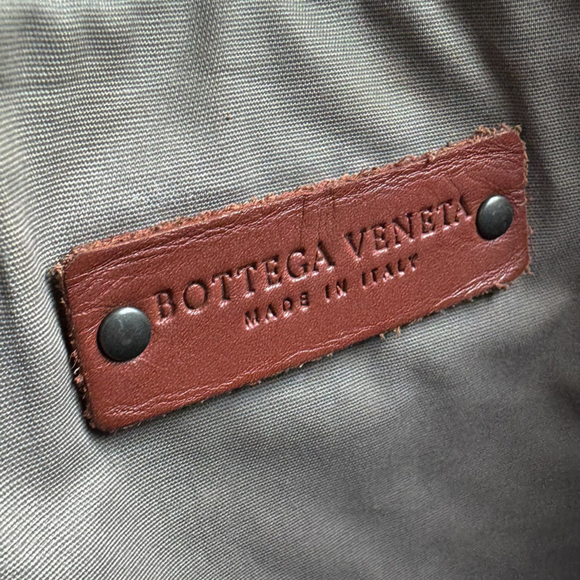Bottega Veneta Brown Intrecciato Shoulder Bag (Pre-Owned)