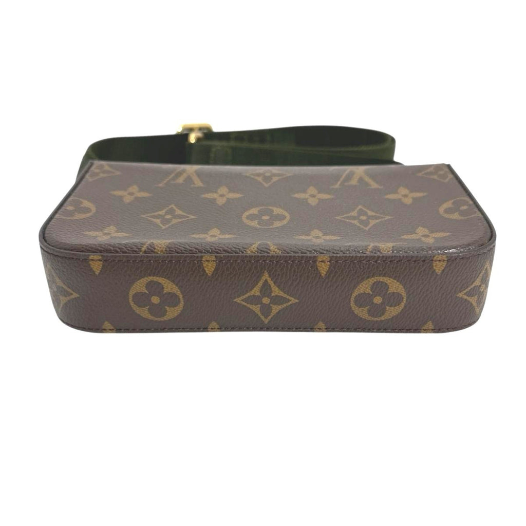 Louis Vuitton Brown Monogram Canvas Pochette Shoulder Bag (Pre-Owned)