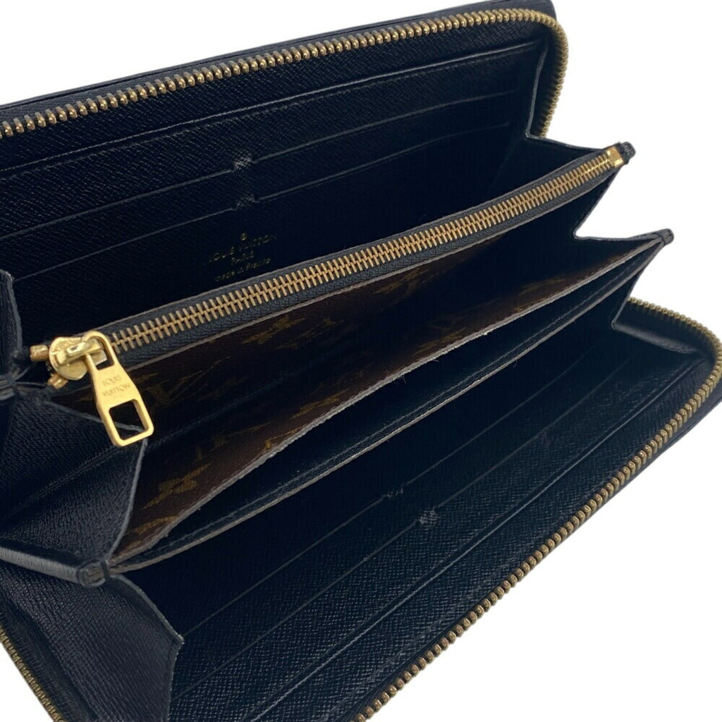 Louis Vuitton Monogram Black Brown Monogram Monogram Long Wallet (Bi-Fold) (Pre-Owned)