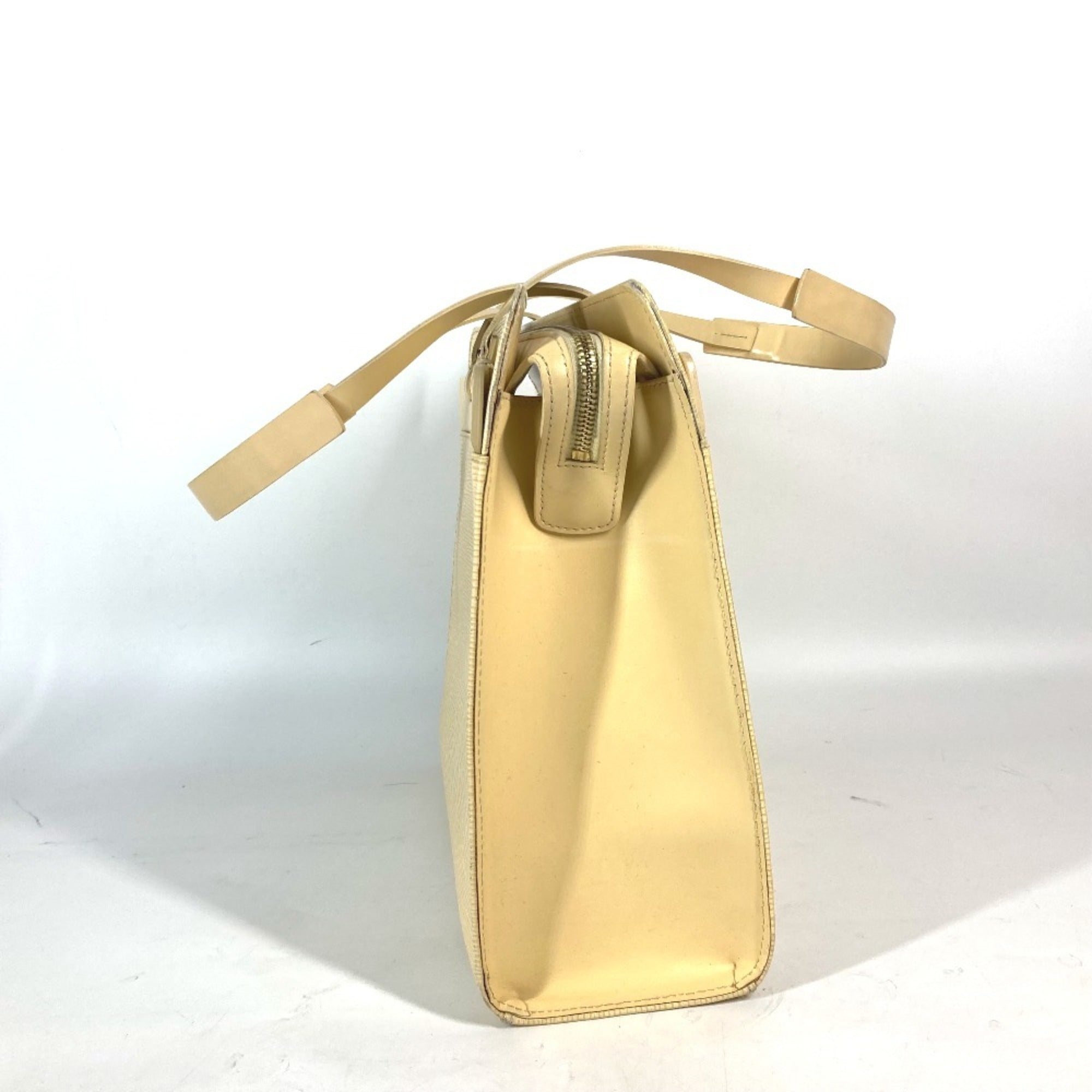 Louis Vuitton Vanilla Yellow Epi Leather Shoulder Bag Tote Bag (Pre-Owned)