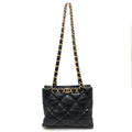 Chanel Black Leather Shoulder Bag (Pre-Owned)
