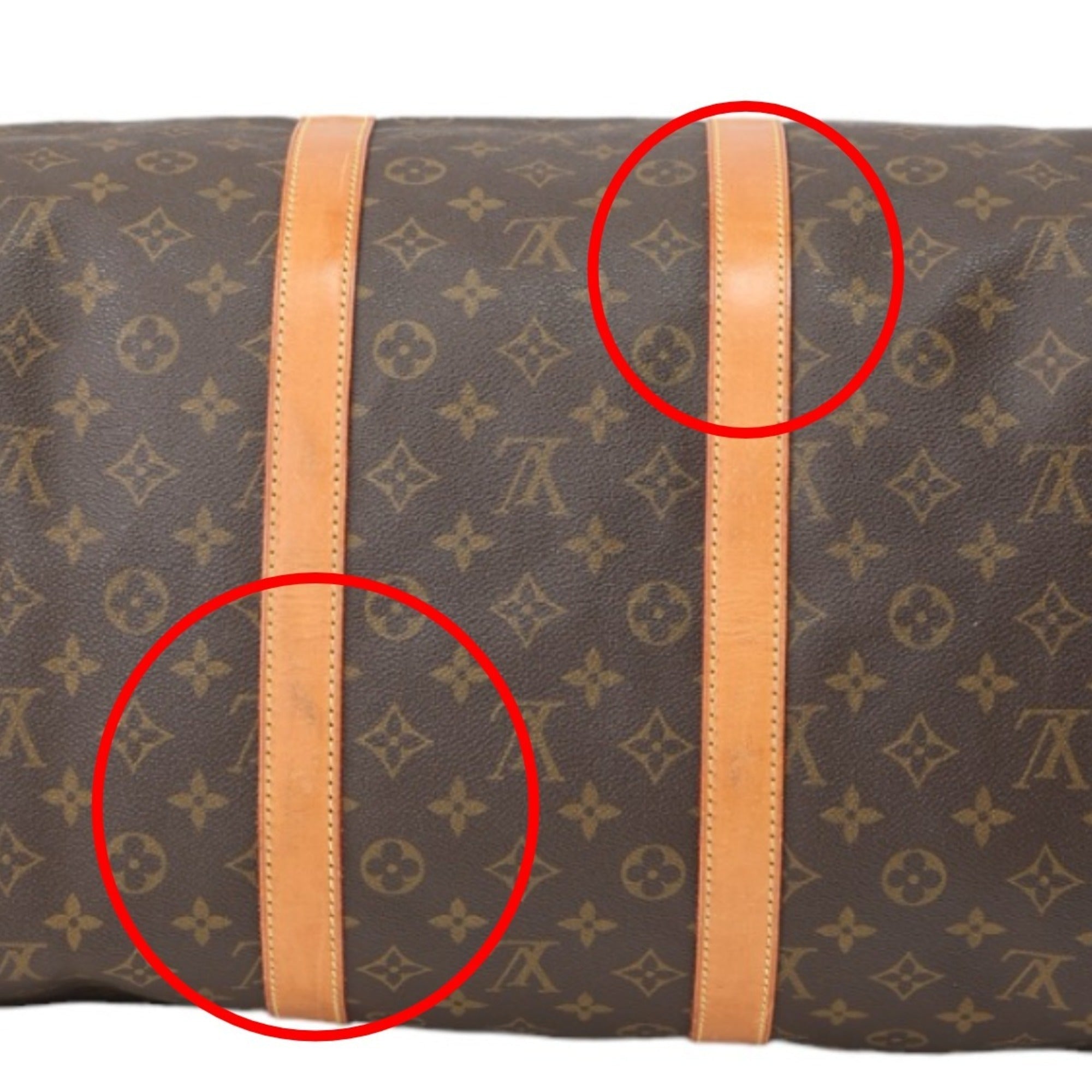 Louis Vuitton Brown Monogram Canvas Boston Bag (Pre-Owned)